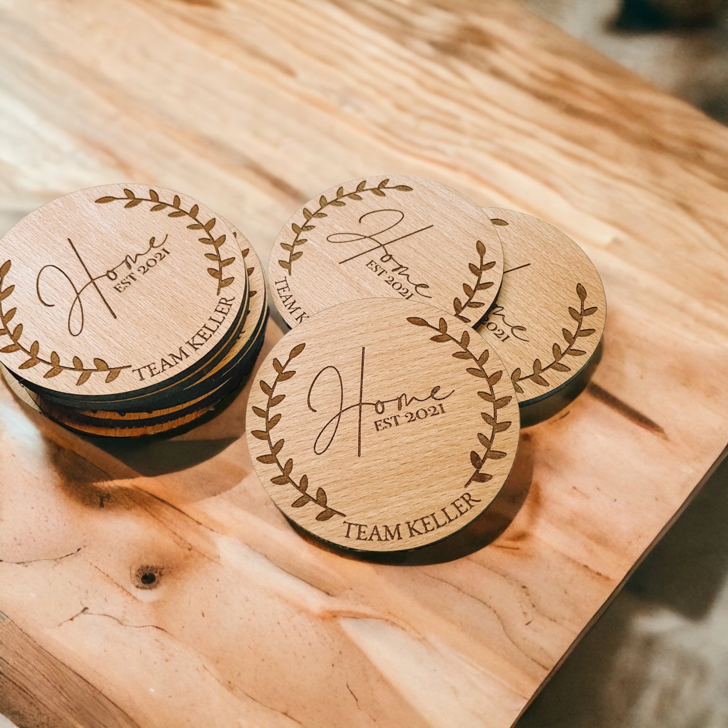 Custom Wood Coasters